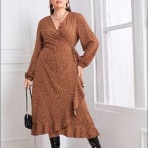 Shein wrap dress